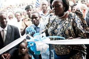 Minister of Health Cuts the Kristina H.C. Ribbon