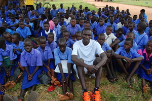 Julius Speaks to Orum Primary - His Former School