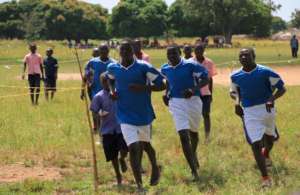 Local children competing in our annual run