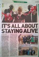 Uganda Newspaper Article: Patient Ward Dedication