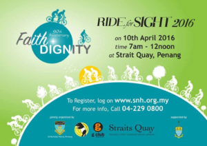 Advertisement of Ride For Sight 2016
