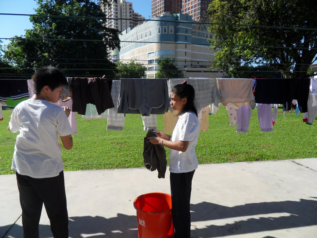 we are drying our cloths