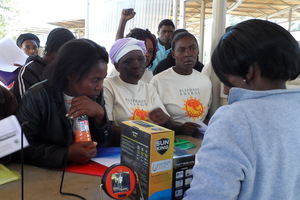 Saleswomen Training at the Energy Shop