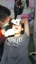 During one of the dental checkups for a trainee