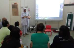 A nurse sharing on how to care for our teeth