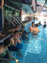 YAP during their swimming lesson