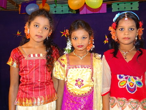Children from Schools in a party