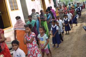 Children and their families receiving relief