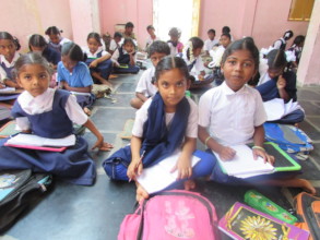 Ramarajunagar slum school class room