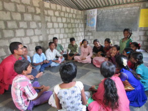 Mr. Pratip, children in a class room at CPI Colony