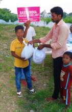 Ration kits distribution