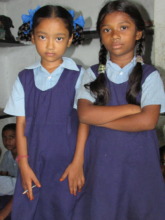 two girls from the school
