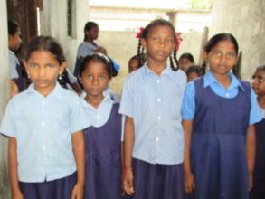 some of the children in school