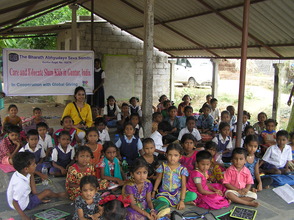 Neeharika from Global Giving visit to the children