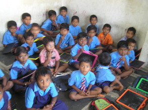 Children in class room
