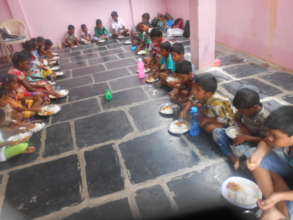 Lunch in the class room