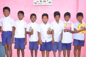 Children from Lingayapalem slum school