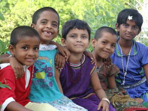 Lovely children caring by BASS