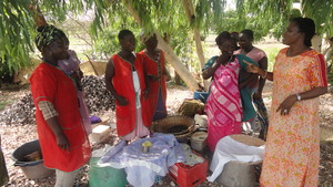 TRY Members and Fatou at Landing Site