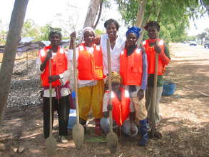 TRY oyster women with new life jackets