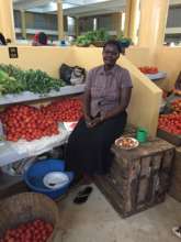 first day in the new Gulu market..