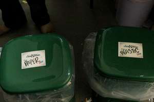 Recycling bins provided to the Schools