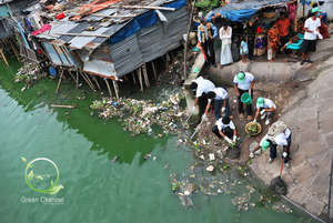 Banani Slum Area Cleaning