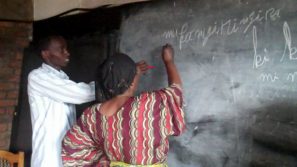 On the balckboard