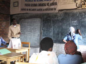 Writing in front of the class