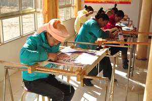 Women Working on Embroideries