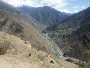 Humla valley in the remote Himalayas
