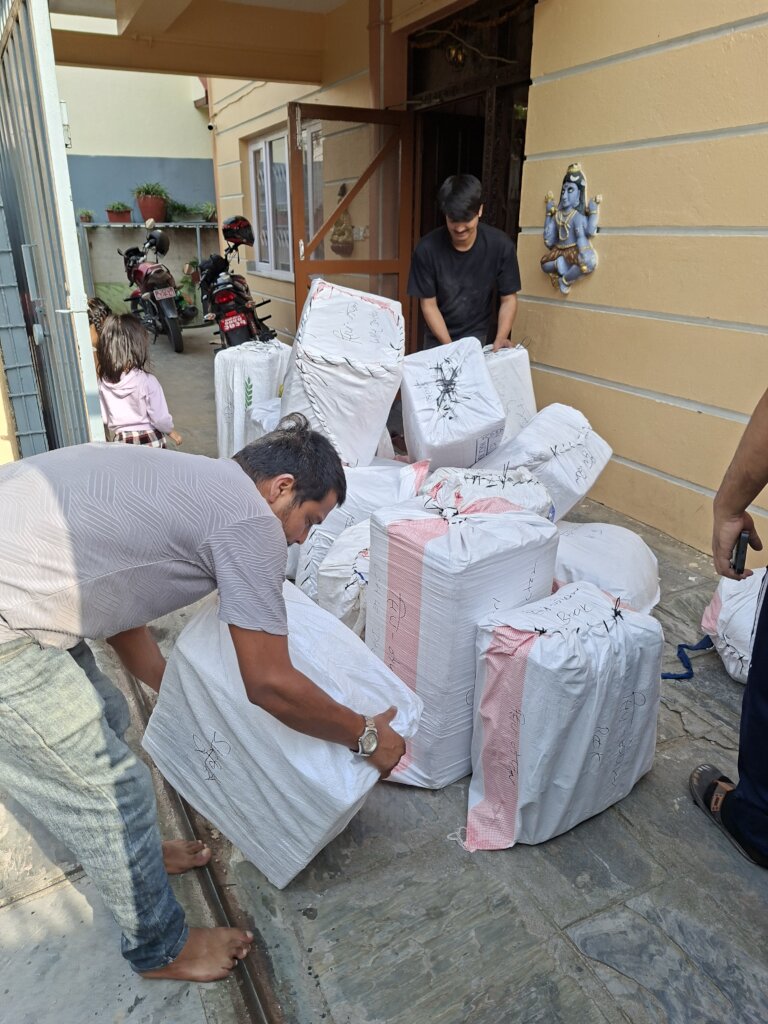 Distribution of medicines and medical equipment