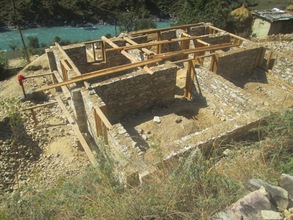 Sarkegad under construction