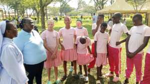 St Lucy's Students at the National Ball Games