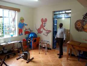 Oliver in the newly refurbished DCC Therapy Room