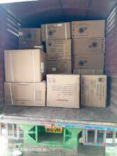 Transporting the wheelchairs to Meru County