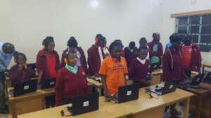 Using the laptops for independent learning