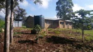 Irindiro dormitory and water butt