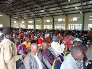 The event was very well attended.