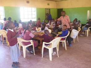 Lunchtime at Athi School