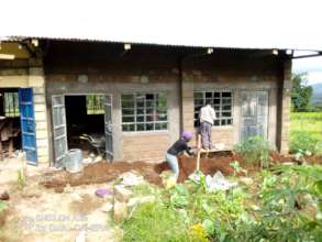 New classroom at Irindiro under construction