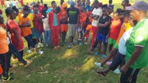 St Lucy's students at the National Ball Games