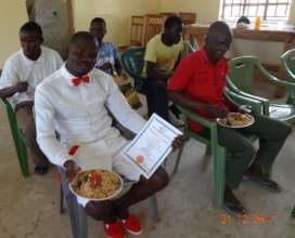 Paluoc students enjoying their meal