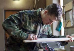 Still creating woodwork at 17 years old