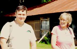 Maxim Anikeev with Ecologia CEO Liza Hollingshead