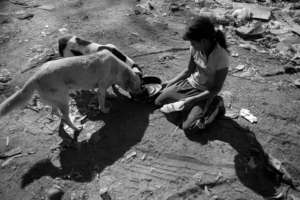 Children at the dump