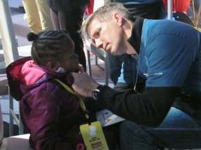 Bloomberg Volunteer Painting Faces