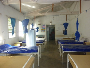The women's ward in March 2012 with old matresses