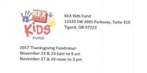 2017 Thanksgiving Fundraiser Details