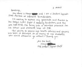 Note from Maya